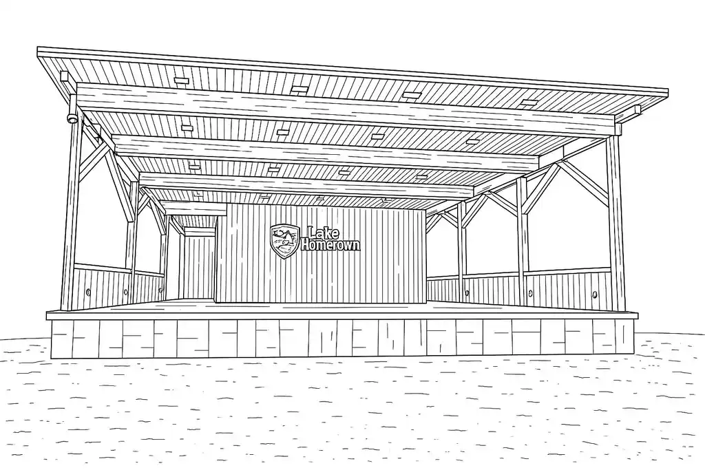 Lakeside Pavilion Retreat