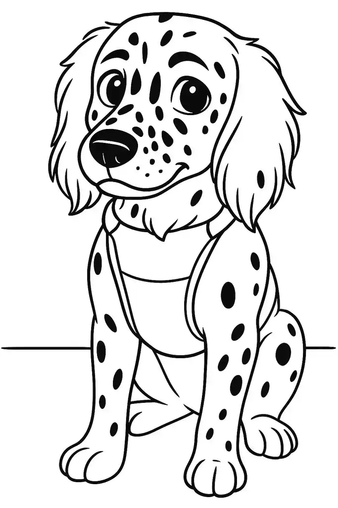 Playful Spotty Puppy Adventure