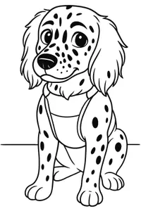 Playful Spotty Puppy Adventure