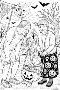 Pumpkin Swing in Spooky Wonderland