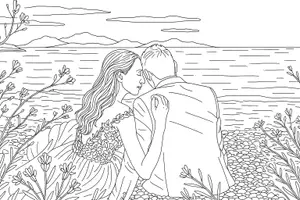 Seaside Romance Embrace